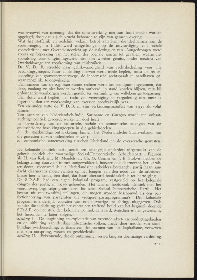 Bijlage bij het verslag van de commissie van onderzoek naar de opvattingen in Nederland omtrent de plaats van de overzeesche gebiedsdeelen in het koninkrijk : ingesteld bij ministerieel besluit van 30 augustus 1945 / [voorzitter: W.H. van Helsdingen] - 