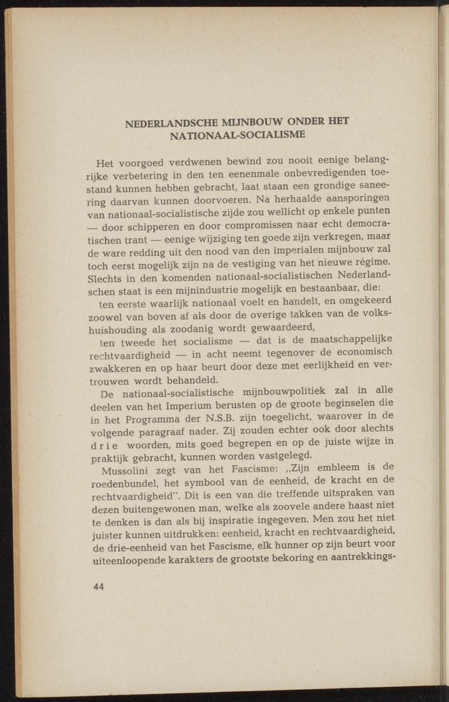 Nationaal-socialistische mijnbouw / door W.J. Twiss - 