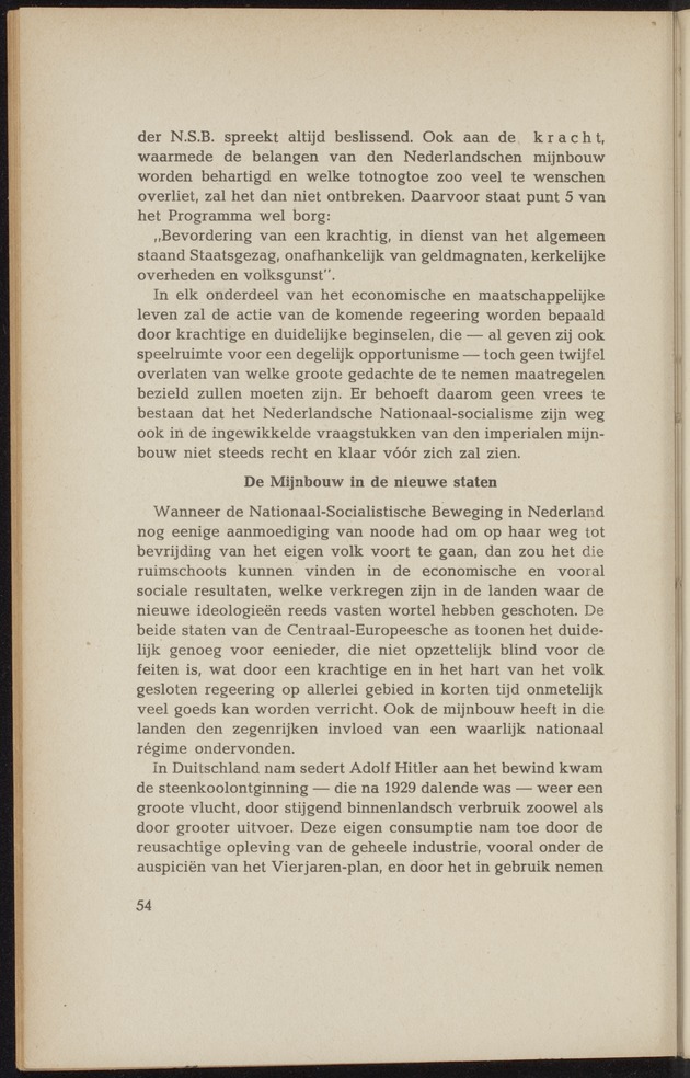 Nationaal-socialistische mijnbouw / door W.J. Twiss - 