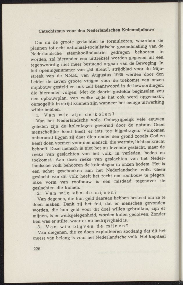 Nationaal-socialistische mijnbouw / door W.J. Twiss - 