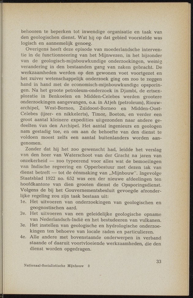 Nationaal-socialistische mijnbouw / door W.J. Twiss - 