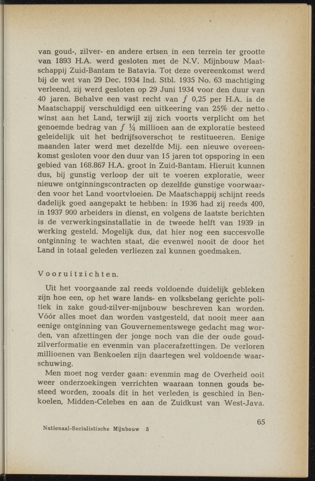 Nationaal-socialistische mijnbouw / door W.J. Twiss - 