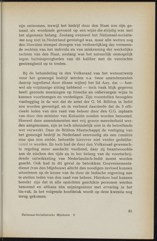 Nationaal-socialistische mijnbouw / door W.J. Twiss - 