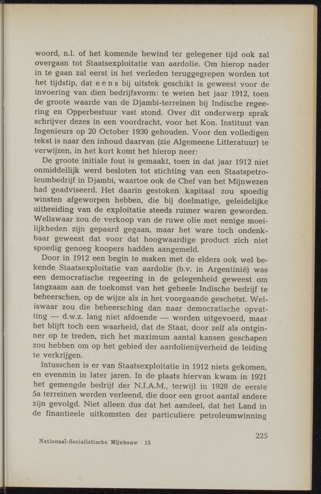 Nationaal-socialistische mijnbouw / door W.J. Twiss - 