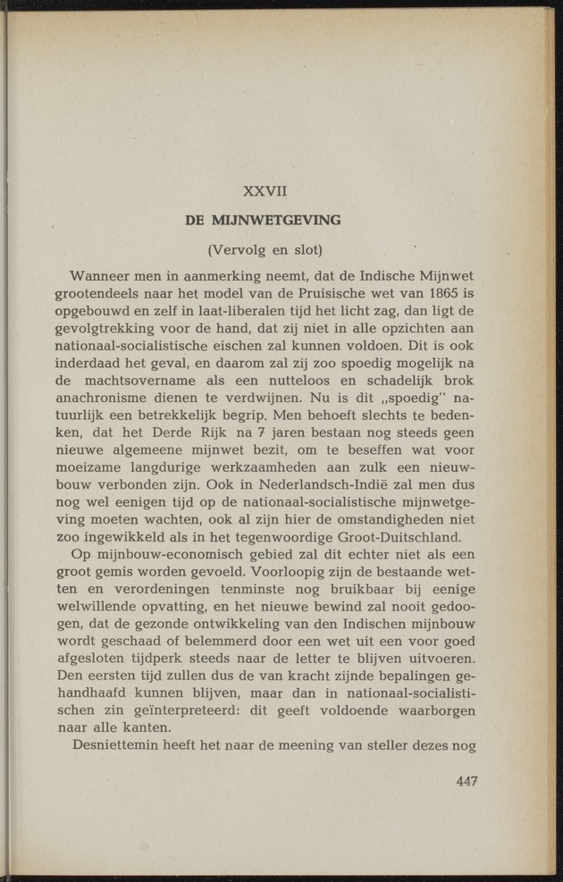 Nationaal-socialistische mijnbouw / door W.J. Twiss - 