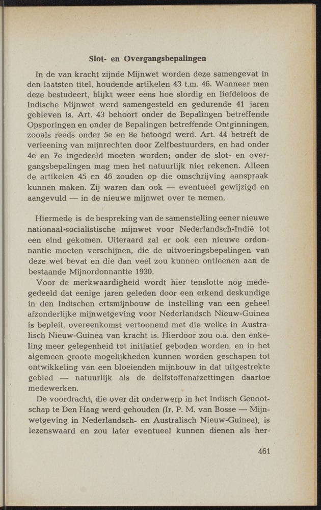 Nationaal-socialistische mijnbouw / door W.J. Twiss - 