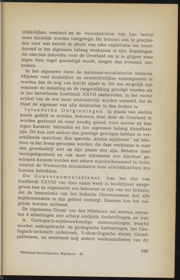 Nationaal-socialistische mijnbouw / door W.J. Twiss - 