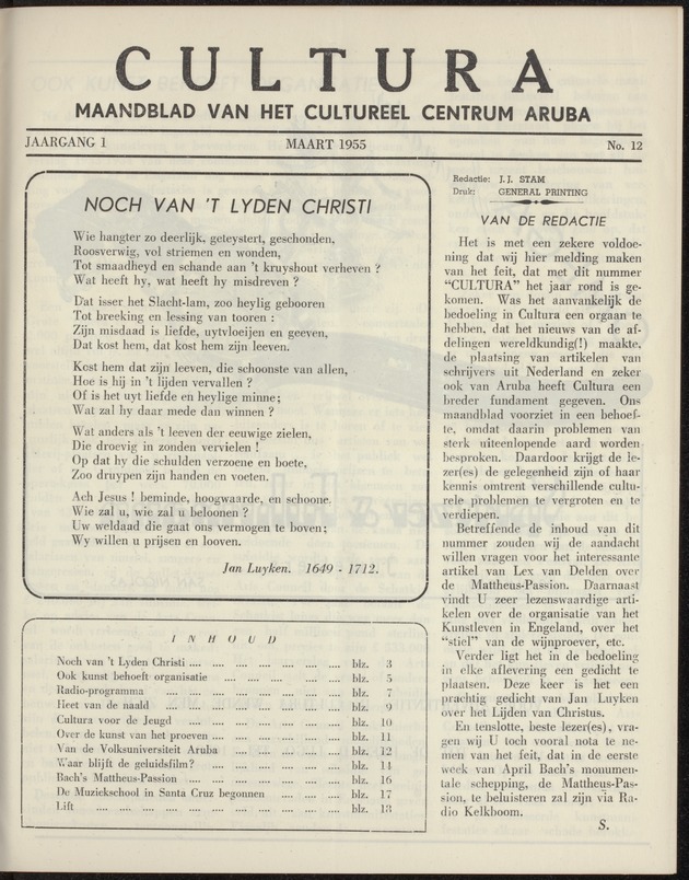 Cultura : maandblad van het Cultureel Centrum Aruba - 