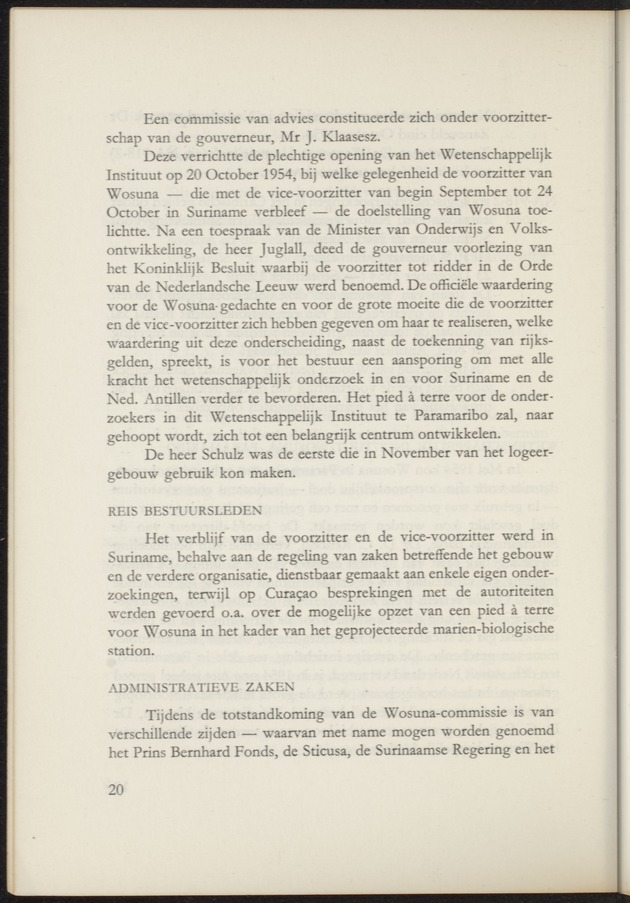 Jaarbericht ... / Stichting Wetenschappelijk Onderzoek Suriname-Nederlandse Antillen (WOSUNA) - 