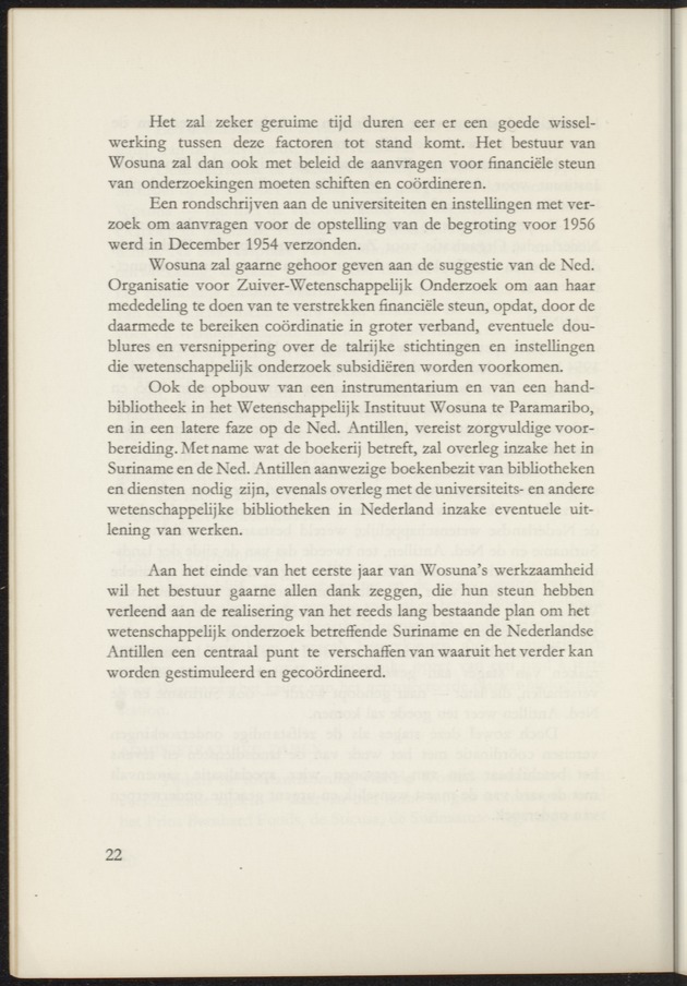 Jaarbericht ... / Stichting Wetenschappelijk Onderzoek Suriname-Nederlandse Antillen (WOSUNA) - 