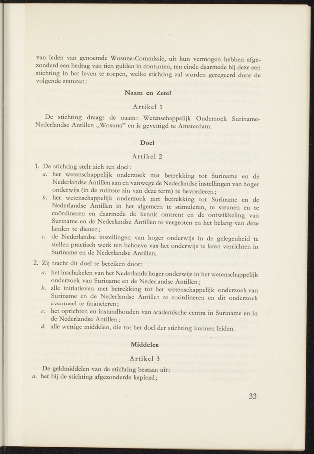 Jaarbericht ... / Stichting Wetenschappelijk Onderzoek Suriname-Nederlandse Antillen (WOSUNA) - 