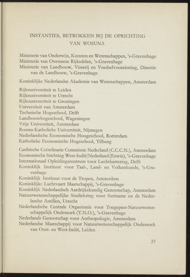 Jaarbericht ... / Stichting Wetenschappelijk Onderzoek Suriname-Nederlandse Antillen (WOSUNA) - 