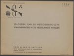Statistiek van de meteorologische waarnemingen in de Nederlandse Antillen / Dienst Economische Zaken en Welvaartszorg, Afdeling Statistiek