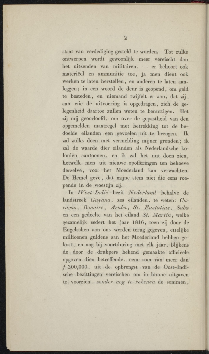 Bemerkingen betreffende de Nederlandsche West-Indische eilanden - 