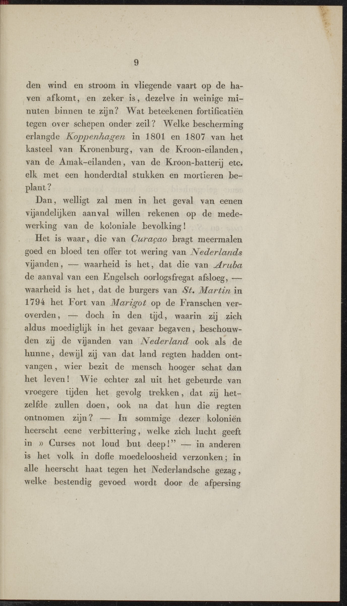 Bemerkingen betreffende de Nederlandsche West-Indische eilanden - 