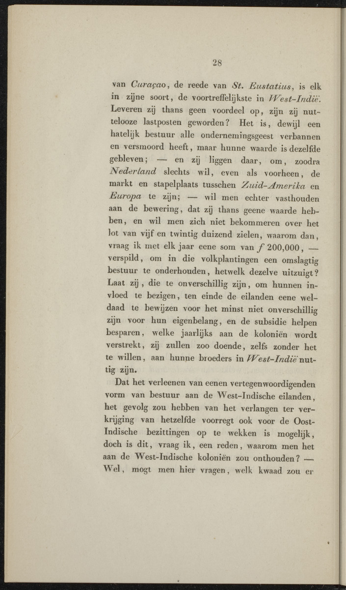 Bemerkingen betreffende de Nederlandsche West-Indische eilanden - 