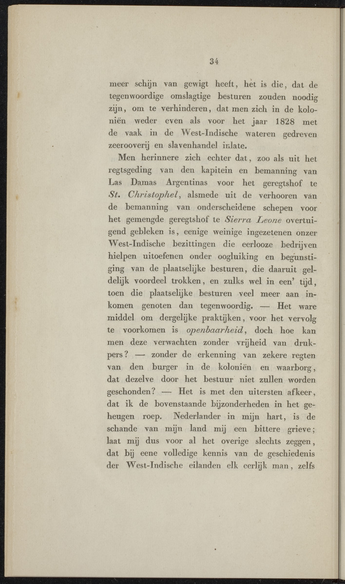 Bemerkingen betreffende de Nederlandsche West-Indische eilanden - 