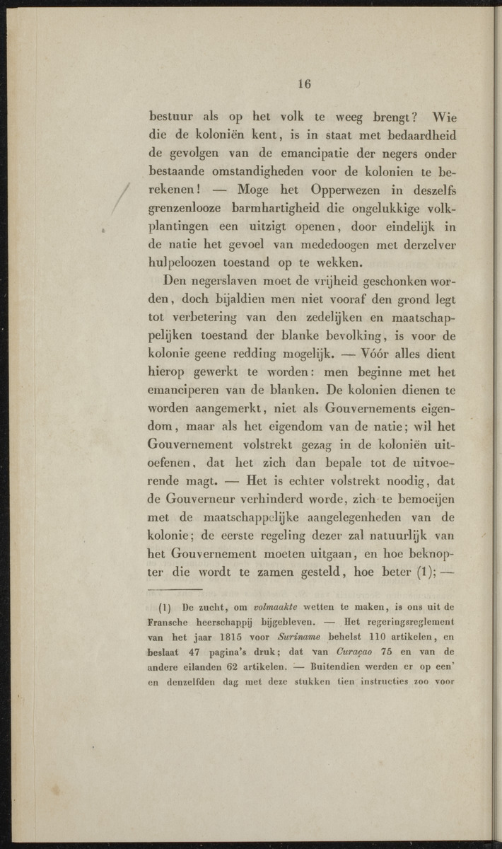 Bemerkingen betreffende de Nederlandsche West-Indische eilanden - 