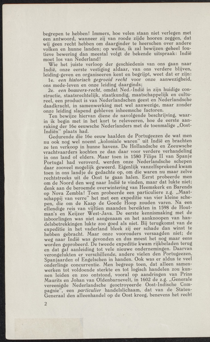Een en ander omtrent de historische wording van de Overzeesche deelen van het Koninkrijk der Nederlanden - 