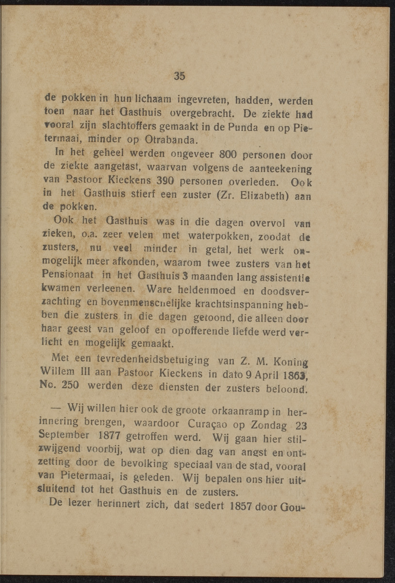 Het St. Elisabeth's Gasthuis op Curaçao - 