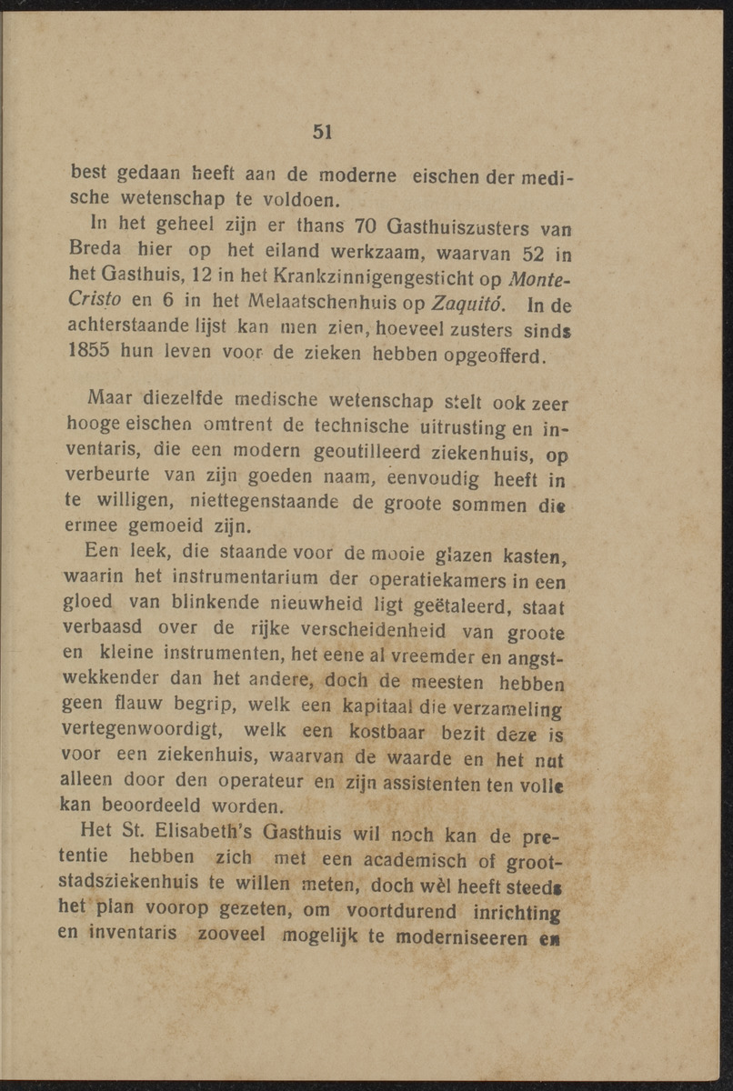 Het St. Elisabeth's Gasthuis op Curaçao - 