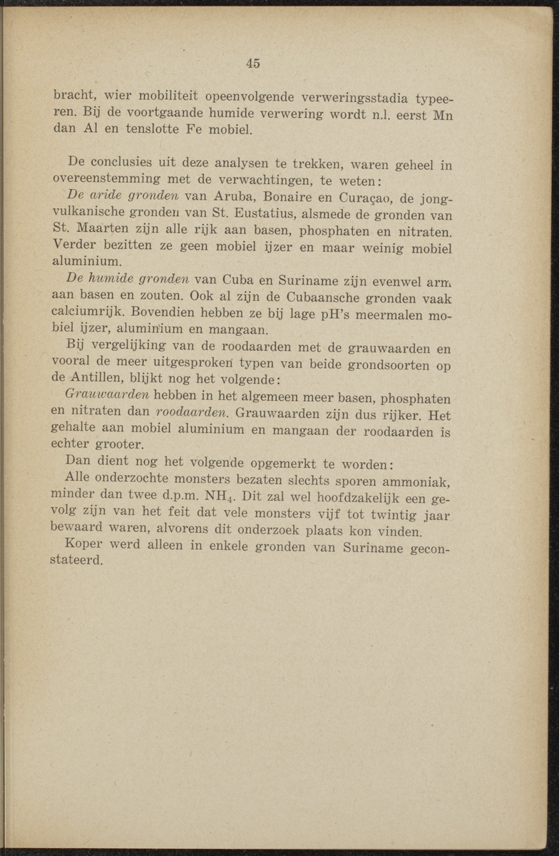 Bijdrage tot de bodemkundige kennis van (Nederlandsch) West Indië - 