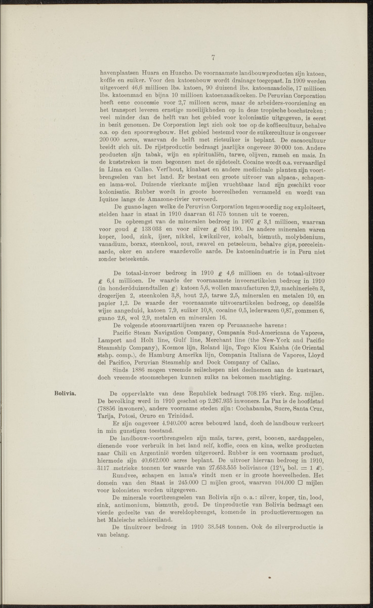 Rapport betreffende de gevolgen der opening van het Panama-kanaal voor Nederland en koloniën (1912) - 