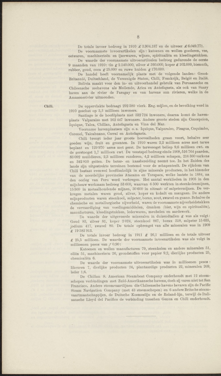 Rapport betreffende de gevolgen der opening van het Panama-kanaal voor Nederland en koloniën (1912) - 