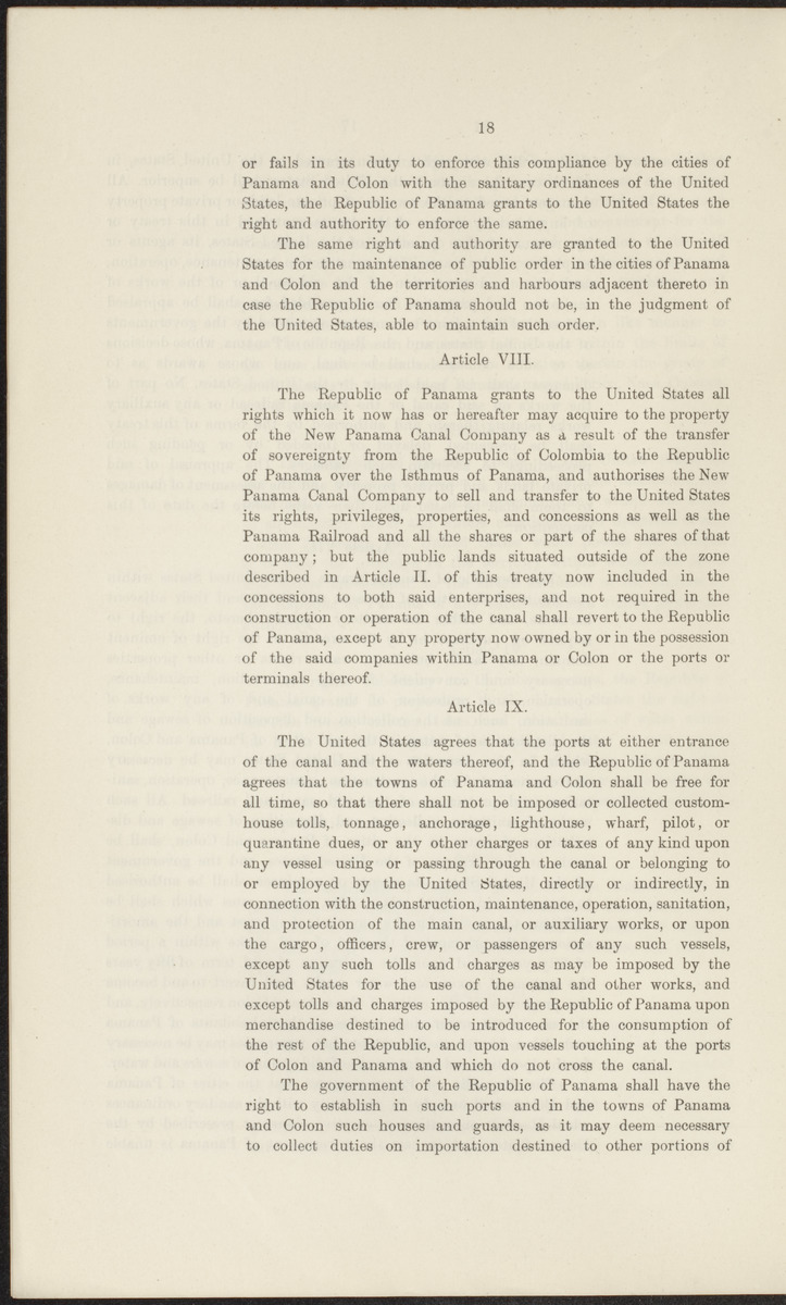 Rapport betreffende de gevolgen der opening van het Panama-kanaal voor Nederland en koloniën (1912) - 