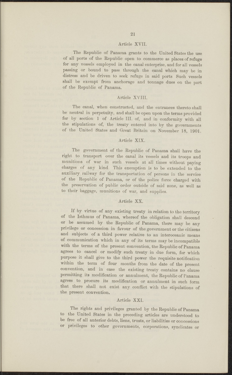 Rapport betreffende de gevolgen der opening van het Panama-kanaal voor Nederland en koloniën (1912) - 