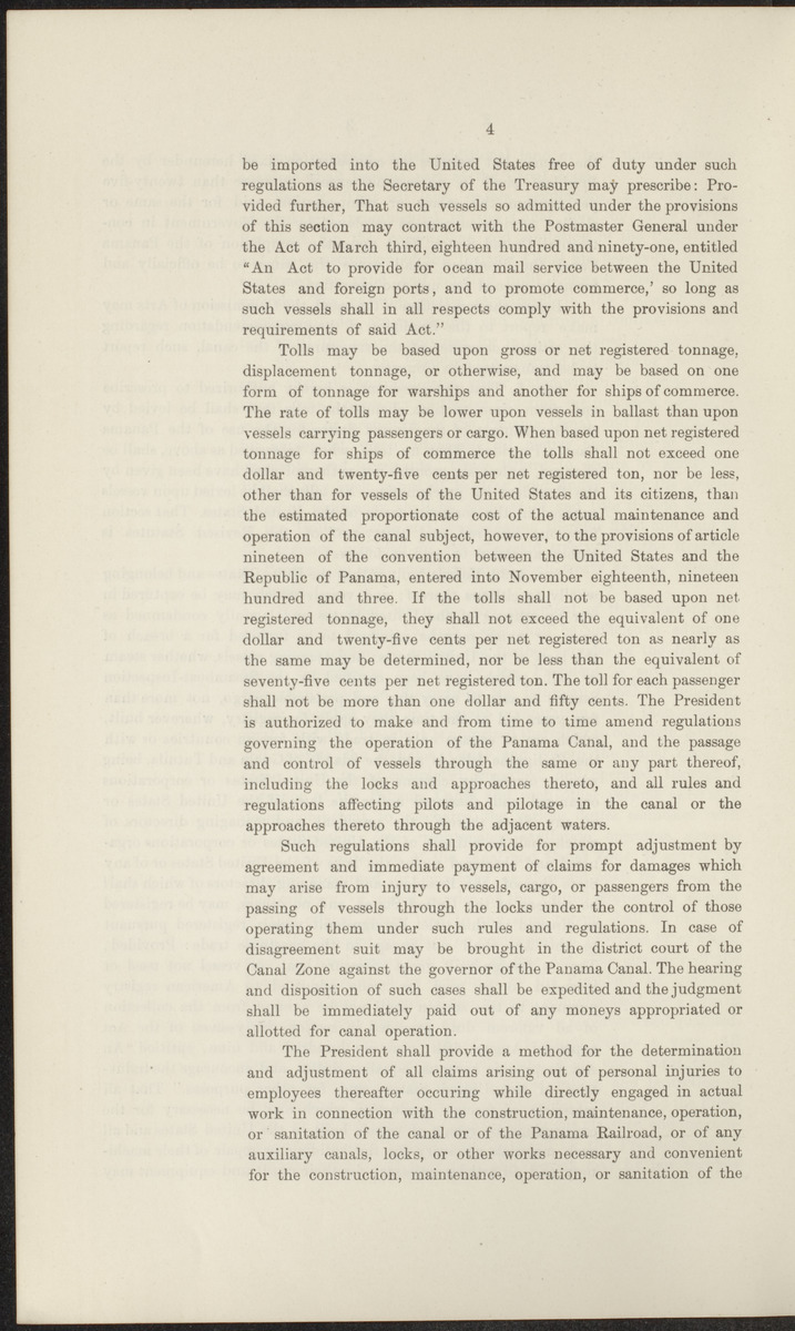 Rapport betreffende de gevolgen der opening van het Panama-kanaal voor Nederland en koloniën (1912) - 