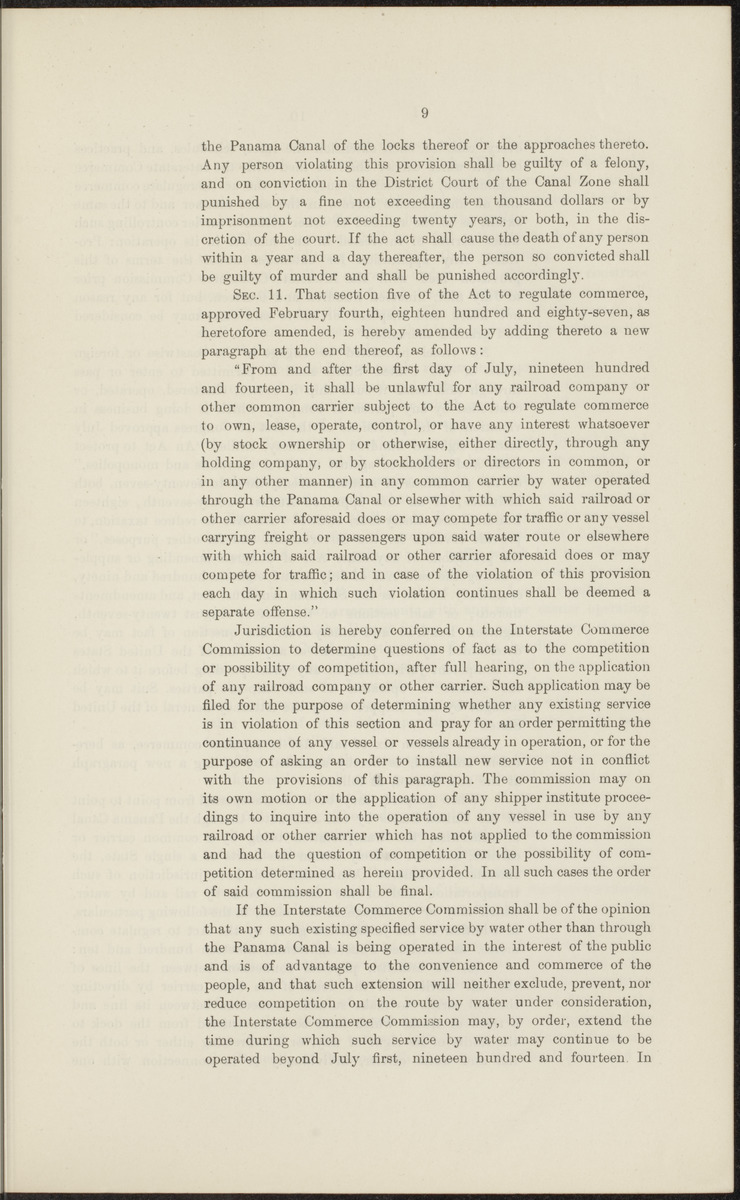 Rapport betreffende de gevolgen der opening van het Panama-kanaal voor Nederland en koloniën (1912) - 