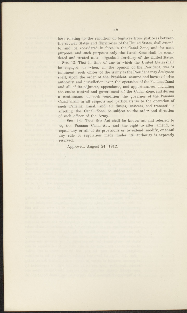 Rapport betreffende de gevolgen der opening van het Panama-kanaal voor Nederland en koloniën (1912) - 
