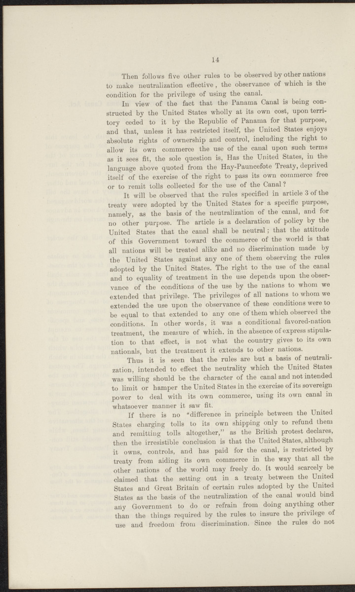 Rapport betreffende de gevolgen der opening van het Panama-kanaal voor Nederland en koloniën (1912) - 