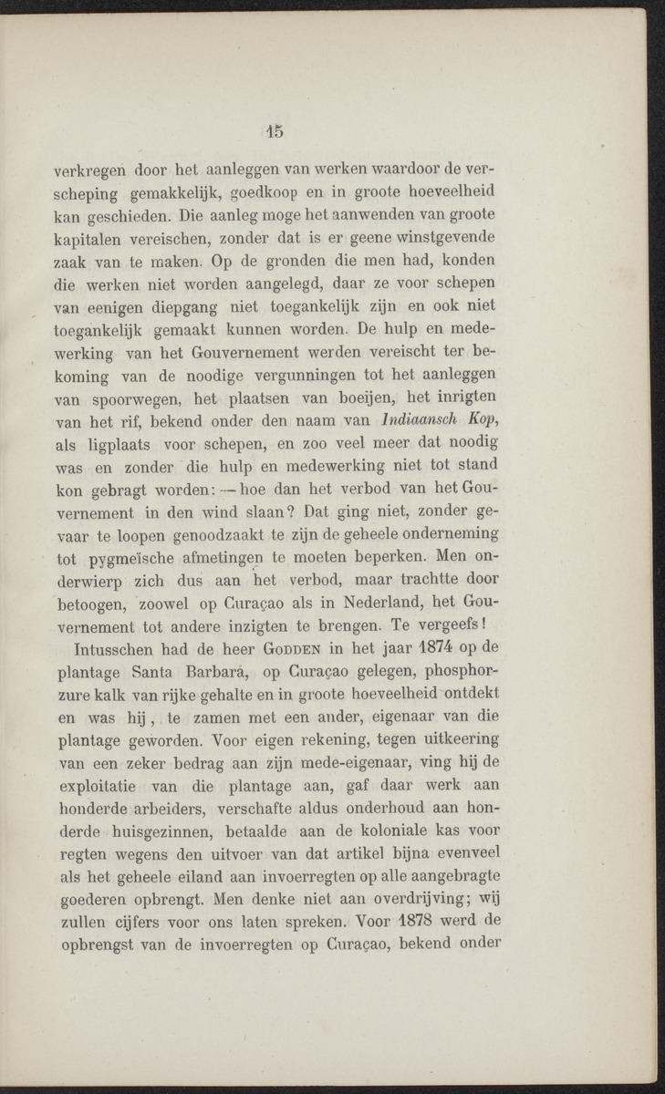 De natuurlijke hulpbronnen van de kolonie Curaçao - 