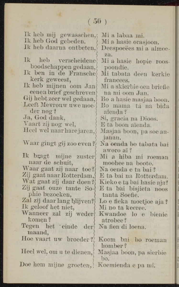 Woordenlijst en zamenspraak in de Nederlandsche en Curaçaosche landstaal - 