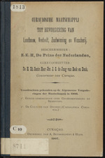Voordrachten gehouden op de algemeene vergadering der maatschappij in 1906 : 1: Eenige opmerkingen over grondbewerking en bemesting 