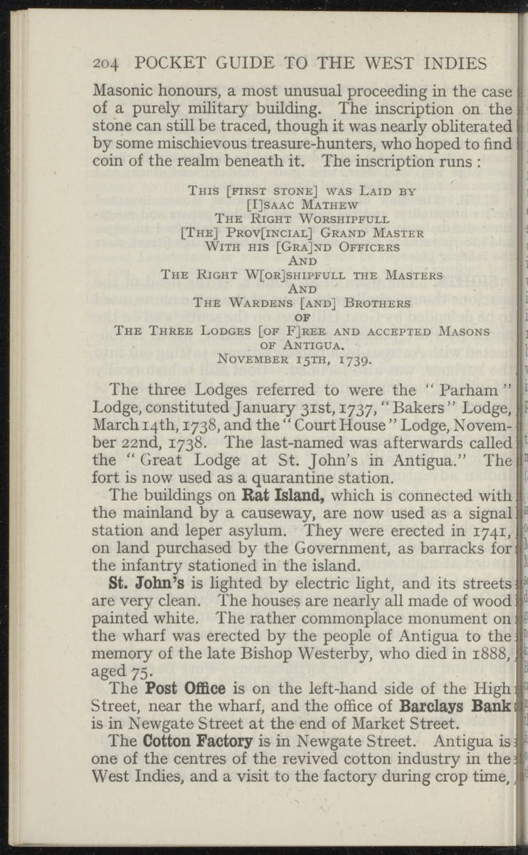 The pocket guide to the West-Indies, British Guiana, British Honduras, the Bermudas, the Spanish Main and the Panama canal - 