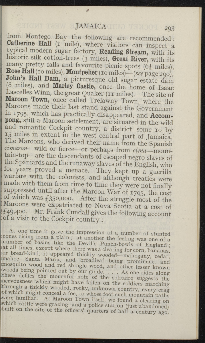 The pocket guide to the West-Indies, British Guiana, British Honduras, the Bermudas, the Spanish Main and the Panama canal - 