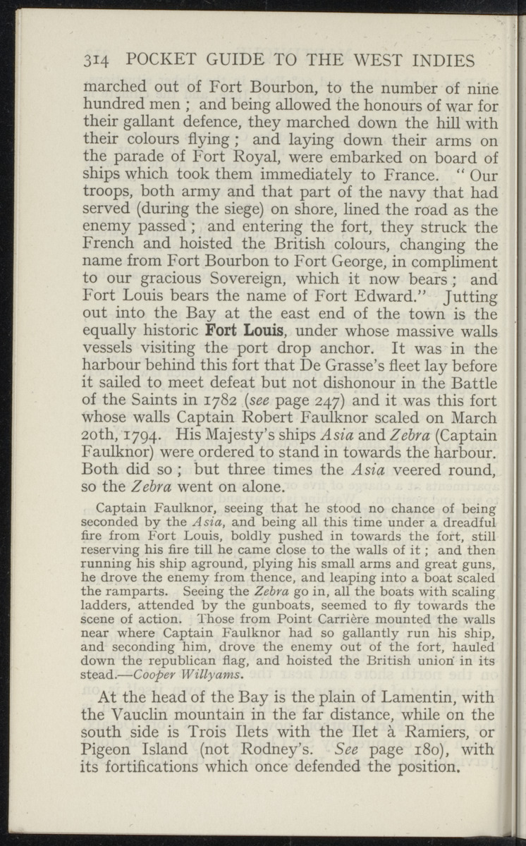 The pocket guide to the West-Indies, British Guiana, British Honduras, the Bermudas, the Spanish Main and the Panama canal - 