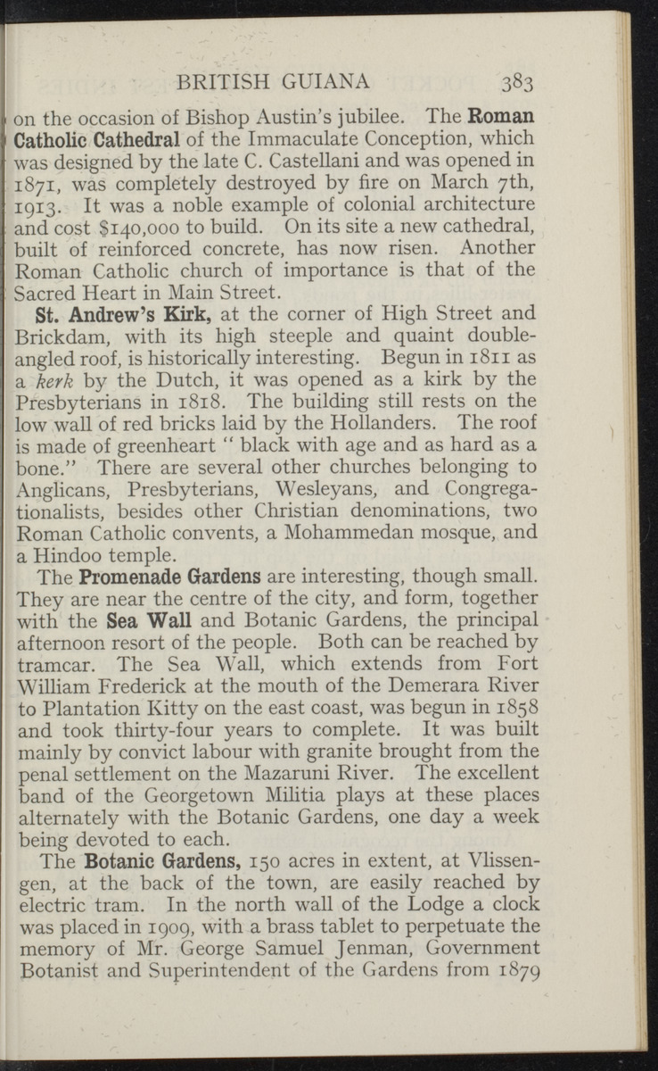 The pocket guide to the West-Indies, British Guiana, British Honduras, the Bermudas, the Spanish Main and the Panama canal - 