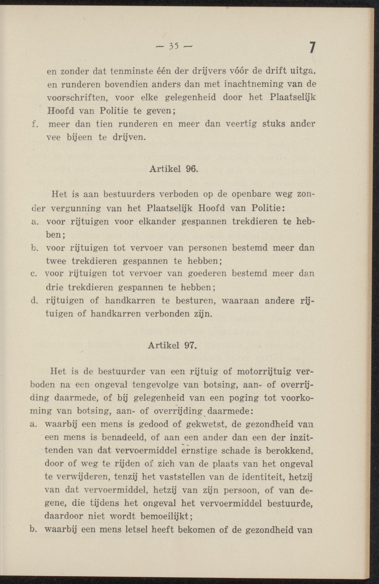 Algemene politieverordening voor het eiland Aruba - 