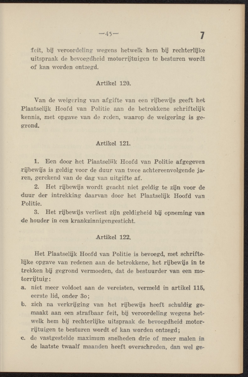 Algemene politieverordening voor het eiland Aruba - 