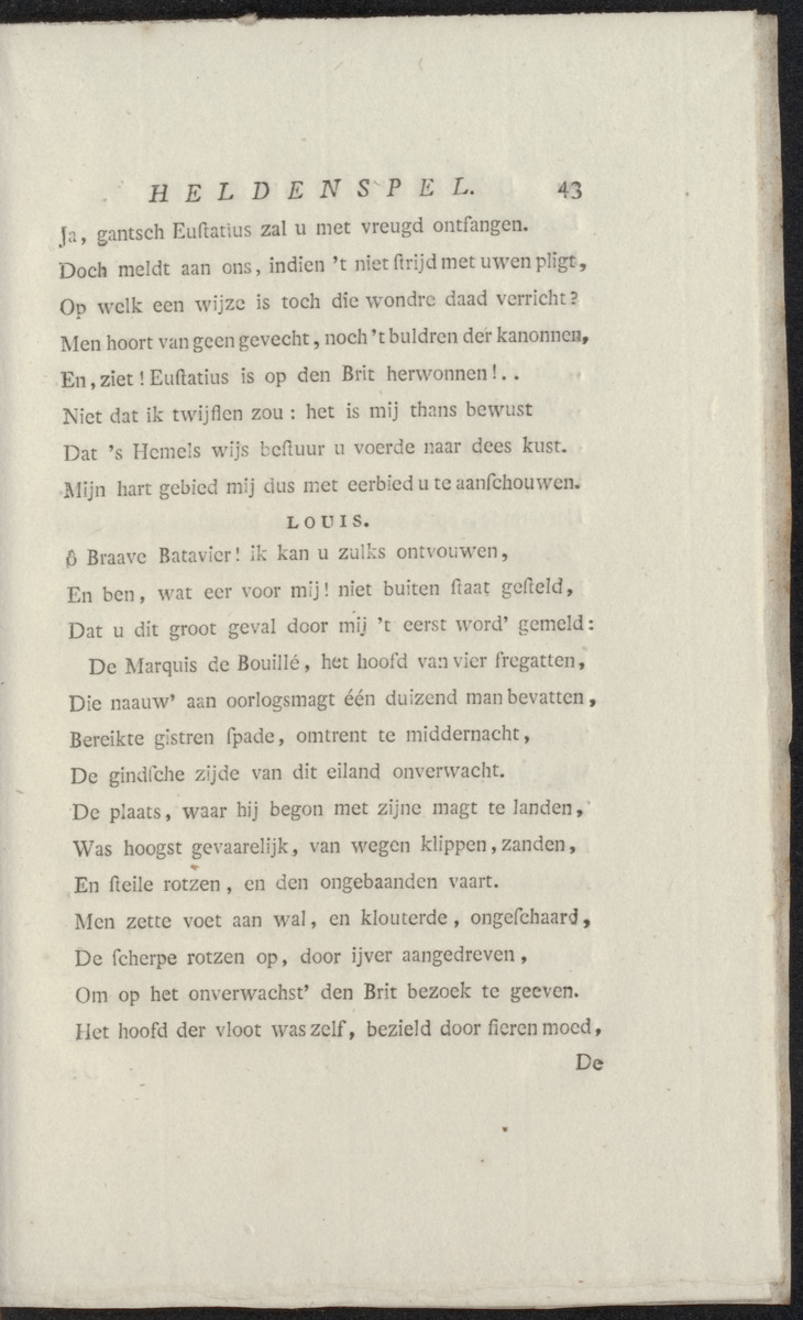 De Marquis de Bouillé of De herövering van St. Eustatius - 