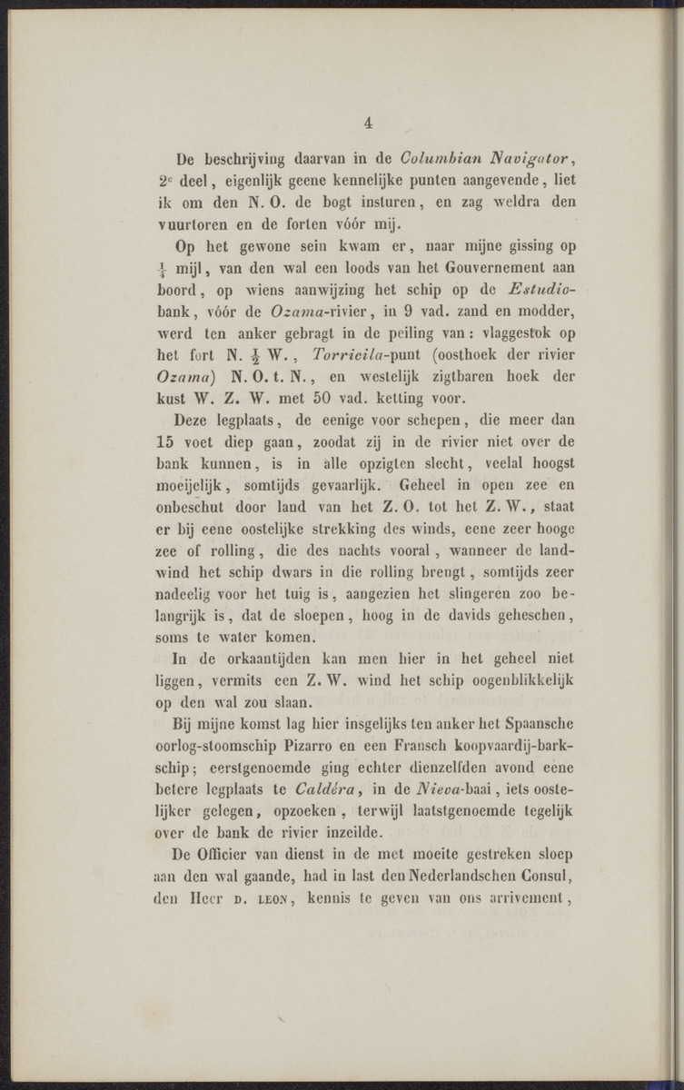 Rapport der reis van Z.M. Stoomschip Vesuvius, van Curaçao naar Nederland, onder het aandoen van de havens St. Domingo, Kingstown en Havanna - 