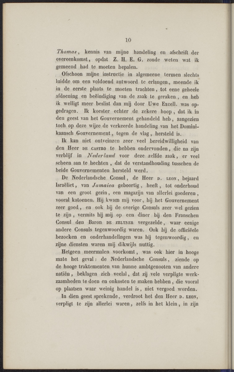 Rapport der reis van Z.M. Stoomschip Vesuvius, van Curaçao naar Nederland, onder het aandoen van de havens St. Domingo, Kingstown en Havanna - 