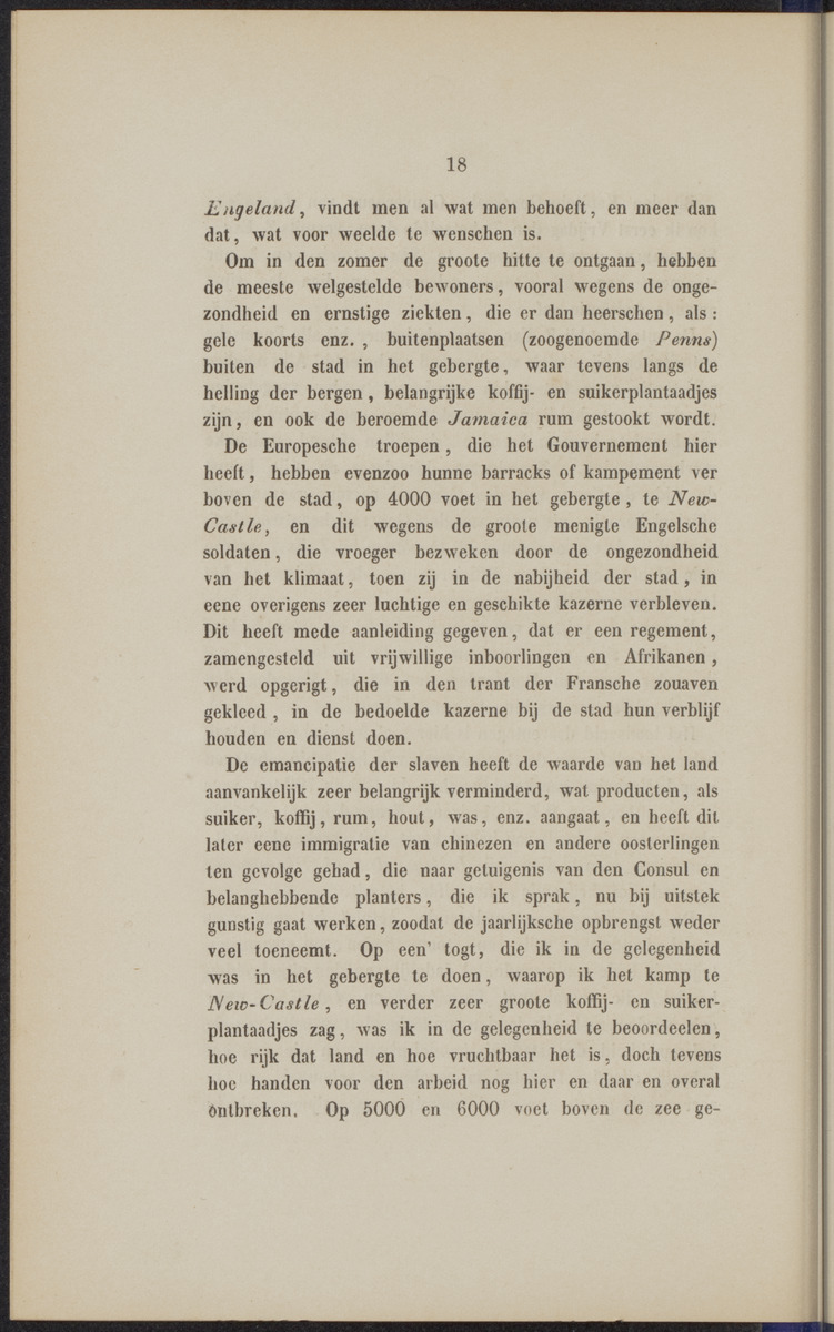 Rapport der reis van Z.M. Stoomschip Vesuvius, van Curaçao naar Nederland, onder het aandoen van de havens St. Domingo, Kingstown en Havanna - 