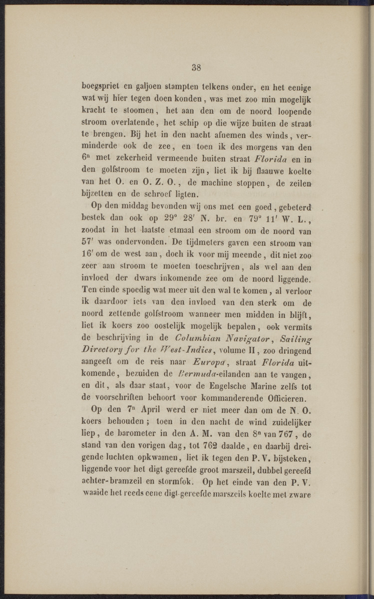 Rapport der reis van Z.M. Stoomschip Vesuvius, van Curaçao naar Nederland, onder het aandoen van de havens St. Domingo, Kingstown en Havanna - 