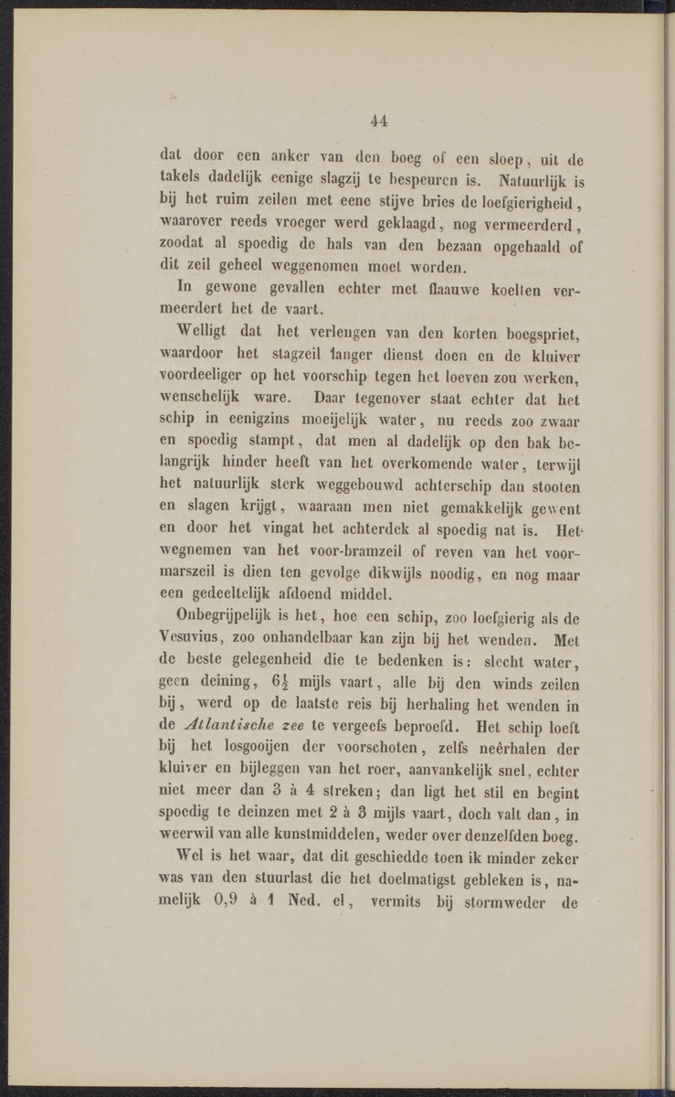 Rapport der reis van Z.M. Stoomschip Vesuvius, van Curaçao naar Nederland, onder het aandoen van de havens St. Domingo, Kingstown en Havanna - 