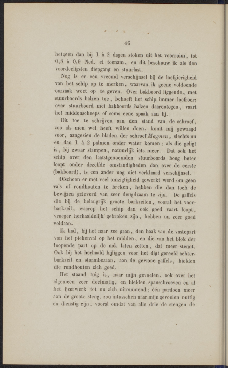Rapport der reis van Z.M. Stoomschip Vesuvius, van Curaçao naar Nederland, onder het aandoen van de havens St. Domingo, Kingstown en Havanna - 